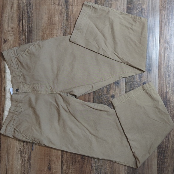Columbia Mens Flex ROC Pants Slim Fit Cotton Stretch Brown 34x32 - Picture 1 of 7